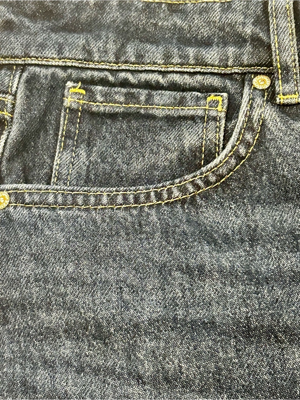 MNG Wide-Leg Low-waist Jeans in Deep Blue, Size 10 - Picture 8 of 10
